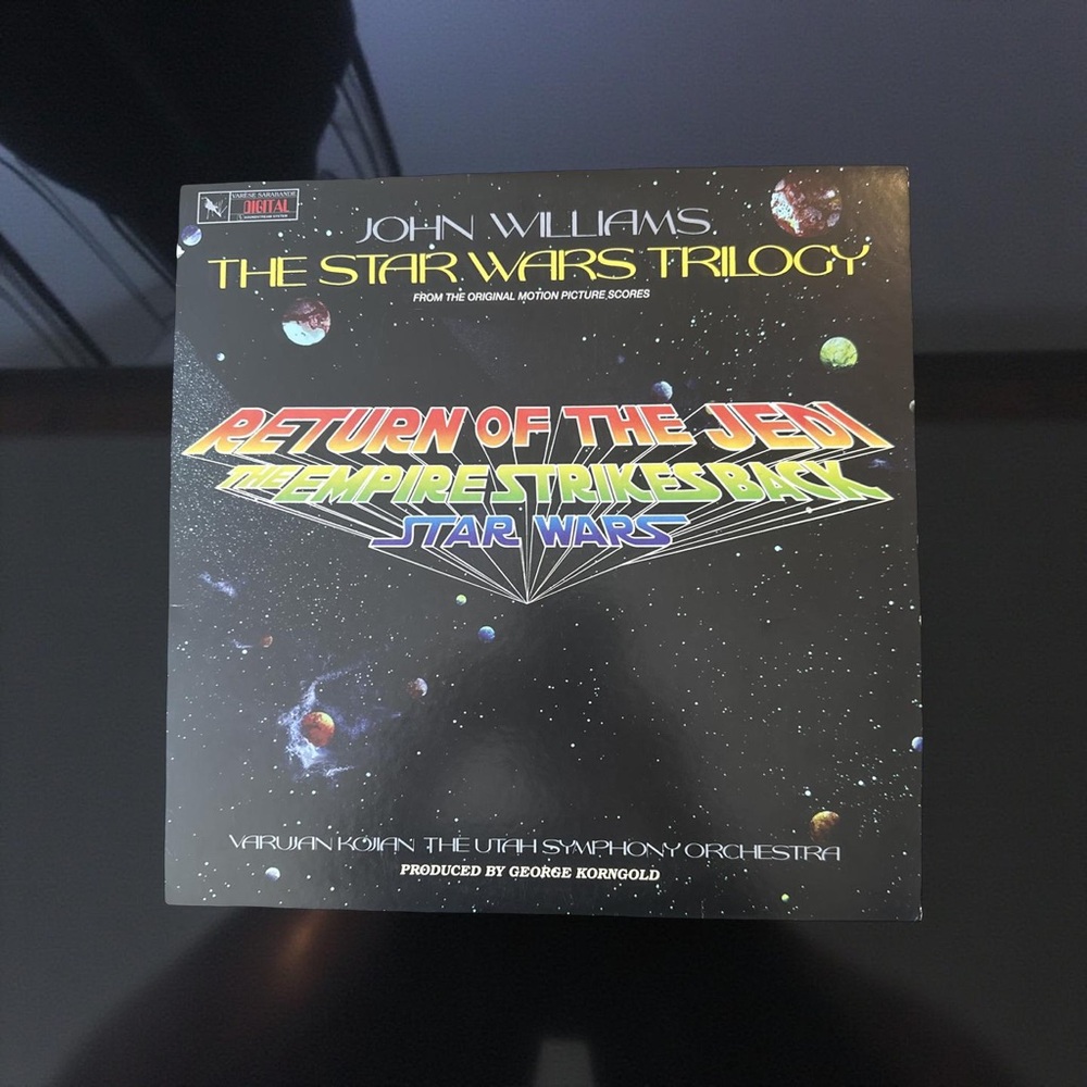JOHN WILLIAMS “THE STAR WARS TRILOGY” 2015 LP LIGHTSABER GREEN VINYL “Clean” !